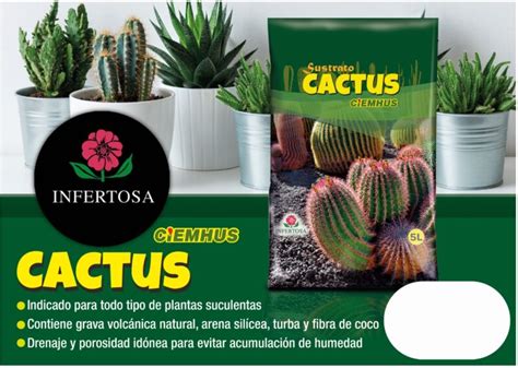 CIEMHUS CACTUS ABONOS ORGANICOS Sustratos jardinería Turba