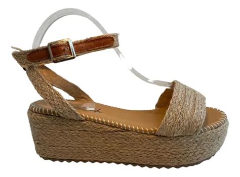 Sandalia Yute Zapatilla Plataforma Moda Dama Huarache Meses Sin Inter S