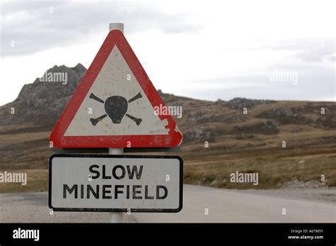 Minefield Warning Sign High Resolution Stock Photography And Images Alamy