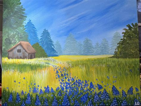 Wildflower Meadow Painting Kit – Painting to Gogh