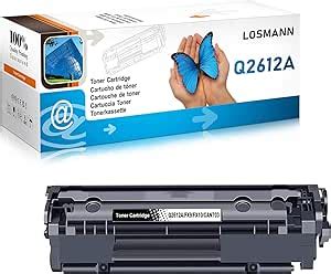 LOSMANN Compatible Toner Cartridge Replacement For HP Q2612A 12A For HP