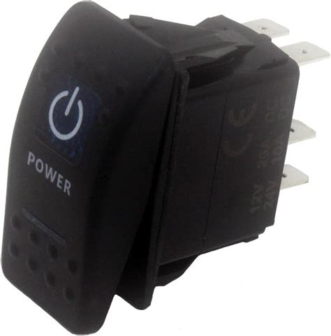 Amazon Sundely Power V V On Off Rocker Switch With Blue Led