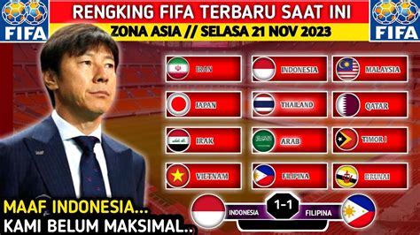 INDONESIA ANJLOK KE DASAR RENGKING FIFA TERBARU USAI IMBANG LAWAN