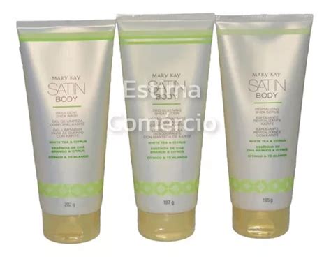 Kit Satin Body Esfoliante gel De Limpeza hidratante Mary Kay Frete grátis