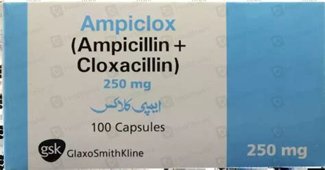 Ampiclox 250mg 100 Capsules Price In Pakistan Uses Dosage Side
