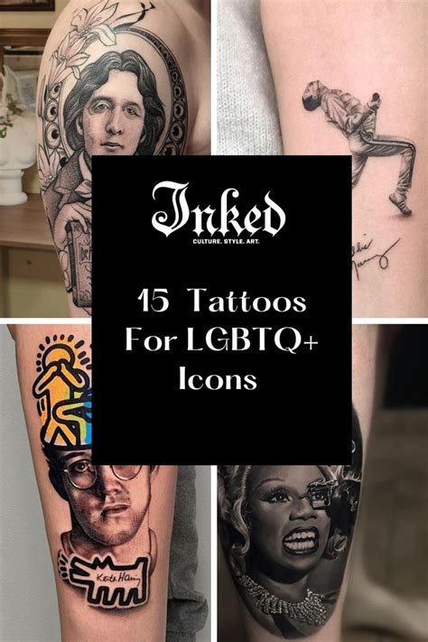 15 Tattoos for LGBTQ+ Icons | Lgbtq, Tattoos, Inked magazine