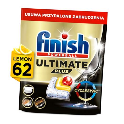 Finish Ultimate Plus Kapsułki do Zmywarki 62 Lemon 13751301933 Allegro pl