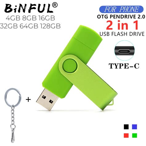 Binful Unidad Flash Usb Con Rotaci N De Pen Drive Otg Tipo C Png