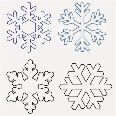 Printable Small Snowflake Templates Hartman