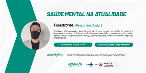 Saúde mental na atualidade online Sympla