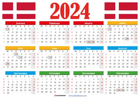 Kalender 2024 Dansk Pdf Image To U