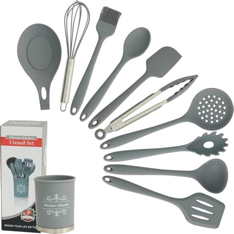 Kitchen Utensils Set Silicone Cooking Utensils Set 11 Pcs Silicone Kitchen Utensil