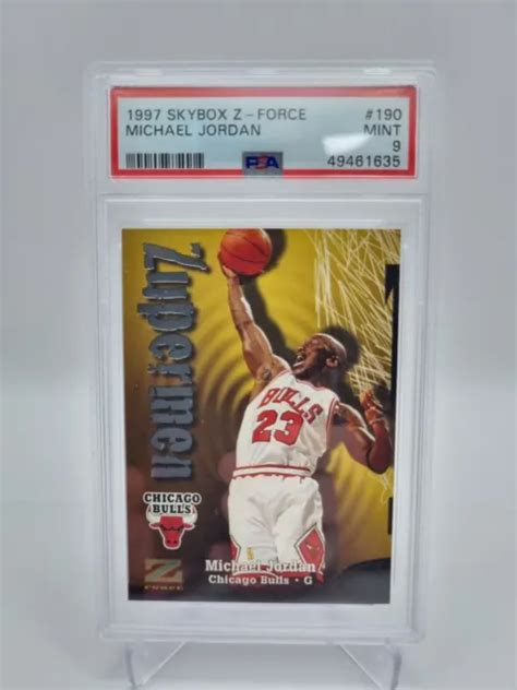 Nba Skybox Z Force Zuperman Michael Jordan Psa Mint