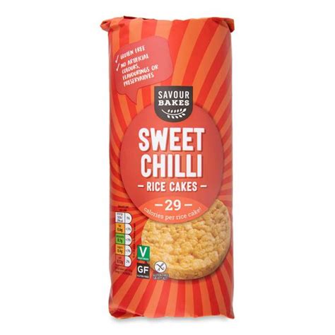 Sweet Chilli Rice Cakes 130g Harvest Morn Aldiie