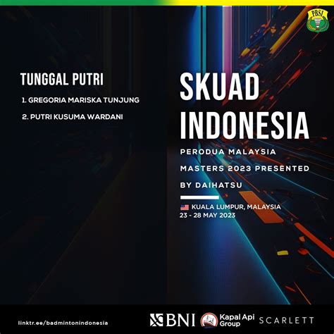 Badminton Indonesia On Twitter Indonesia Menurunkan Wakil Di