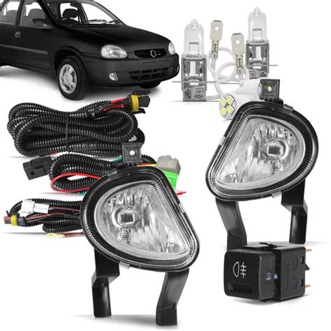 Kit Farol Milha Corsa Classic 2003 2004 2005 2006 4 Brindes Frete grátis