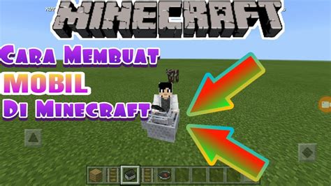 Cara Membuat Mobil Di Minecraft Pe Minecraft Tutorial Youtube