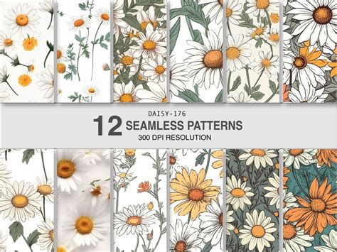 Seamless Patterns for Print on Demand Commercial Use Digital Patterns ...