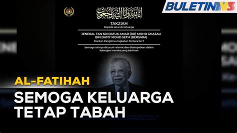 AL FATIHAH Agong Raja Permaisuri Zahir Ucapan Takziah YouTube