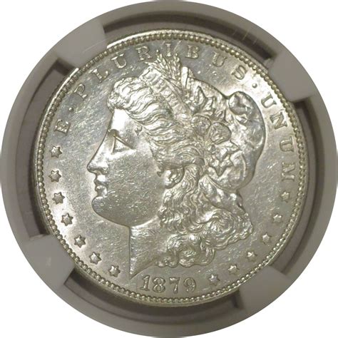 S Reverse Of Morgan Silver Dollar Ngc Au Details Cleaned