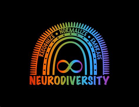 Autism Png Neurodiversity Rainbow Png Autism Awareness Etsy