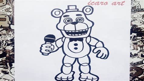 Como Dibujar A Freddy Adventure De Fnaf World How To Draw Freddy