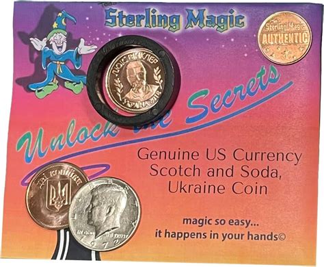 Amazon Ted S Sterling Magic Scotch And Soda Ukraine Coin Genuine