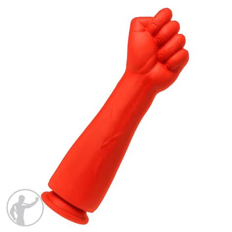 Stretch FIST Dildo No Premium Quality Silicone Realistic Red Fist Dildo For Guys Into