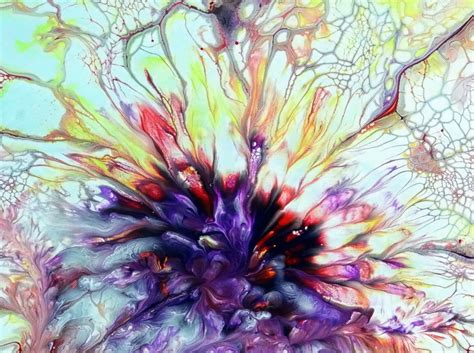 (241) Dutch pour and balloon smash - Acrylic pouring - Fluid art by ...