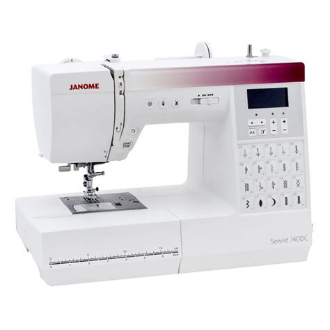 Компьютерная швейная машина Janome Sewist 740 DC - Компьютеризированные ...