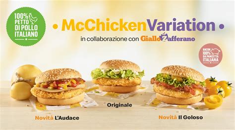 Mcchicken® Il Goloso Menu Mcdonalds Italia