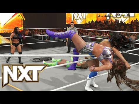 WWE 2K23 NXT FATAL 4 WAY MATCH ROXANNE PEREZ VS KIANA JAMES VS FALLON