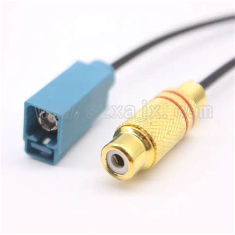 Conector RF Fakra SMB Z Tipo 5021 Enchufe Macho A RCA Conector