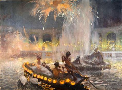 Gaston La Touche F Te De Nuit Versailles Paris Mus E D