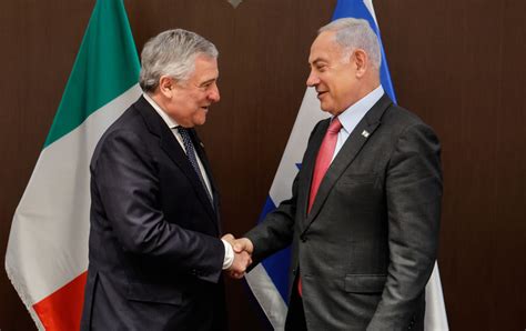 Tajani Incontra Netanyahu A Gerusalemme People Ansa It