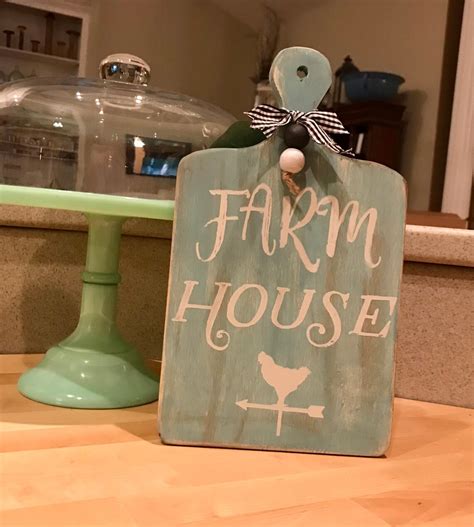 Farmhouse Decorative Cutting Boards Kitchen Decor Double Etsy