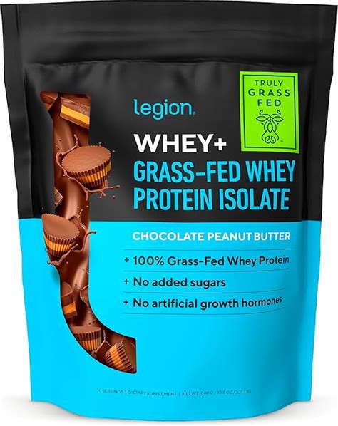 Amazon LEGION Whey Whey Protein Powder Chocolate Peanut Butter