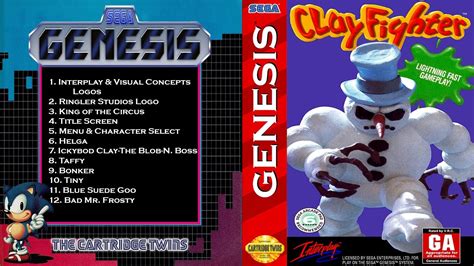 Clayfighter Sega Genesis Ost Youtube