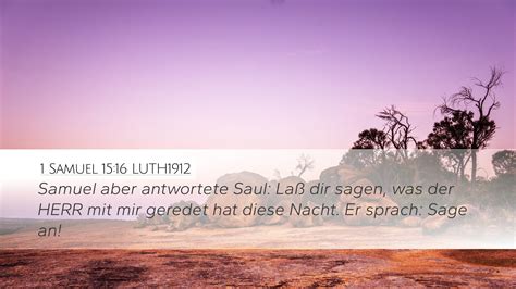 Samuel Luth Desktop Wallpaper Samuel Aber Antwortete Saul