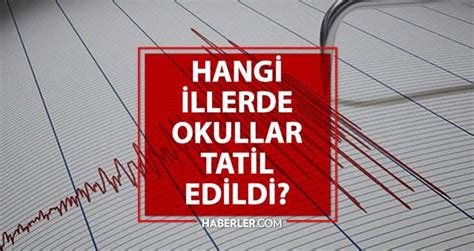 Hangi illerde okullar tatil edildi Bugün okul var mı yok mu Okullar