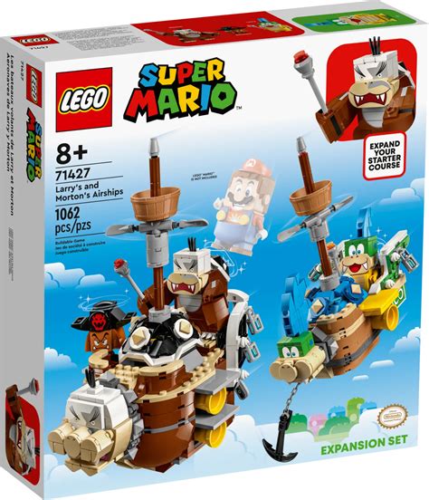 LEGO Super Mario Larrys And Mortons Airships Expansion Set Revealed