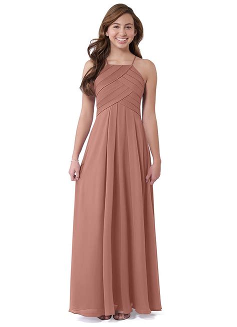 Cedar Rose Azazie Ginger Junior Bridesmaid Dresses Azazie