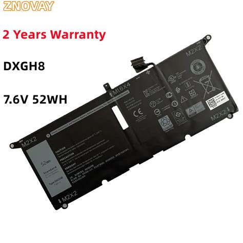 Znovay V Wh Dxgh Laptop Battery For Dell Xps