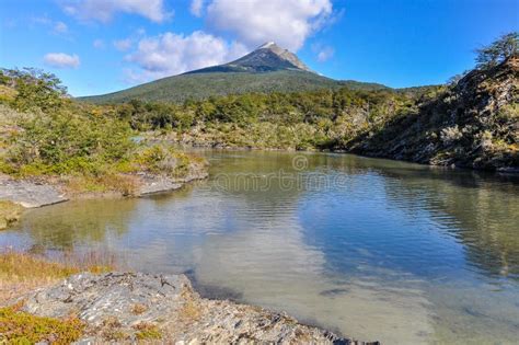 View Of A Mountain Tierra Del Fuego National Park Ushuaia Argentina