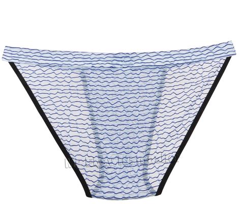 Men S Open Crotch Swim Bikini Briefs Mesh Mini Briefs Underpants Bold Beach Look EBay