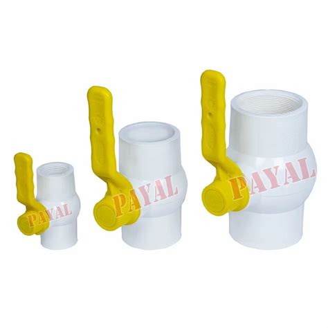 Upvc Ball Valve Unplasticized Polyvinyl Chloride Ball Valve Latest Price Manufacturers