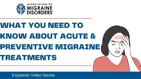 What You Need To Know About Acute Preventive Migraine Treatments