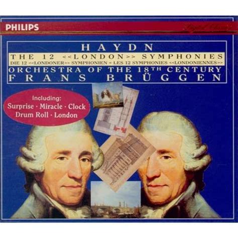 The 12 london symphonies franz brüggen Haydn Joseph CD4枚