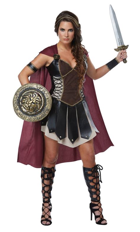 Costume De Gladiatrice D Guisement Adulte Femme W Atelier