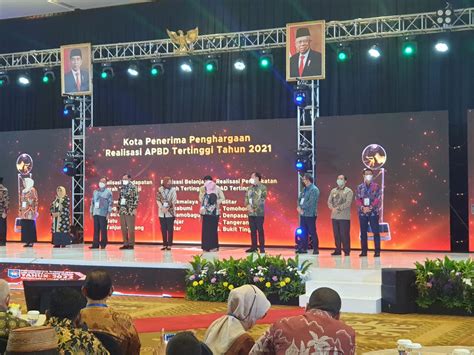 Realisasi Apbd Tertinggi Tahun 2021 Kota Bukittinggi Terima